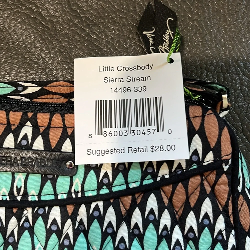 Vera Bradley little crossbody in Sierra stream